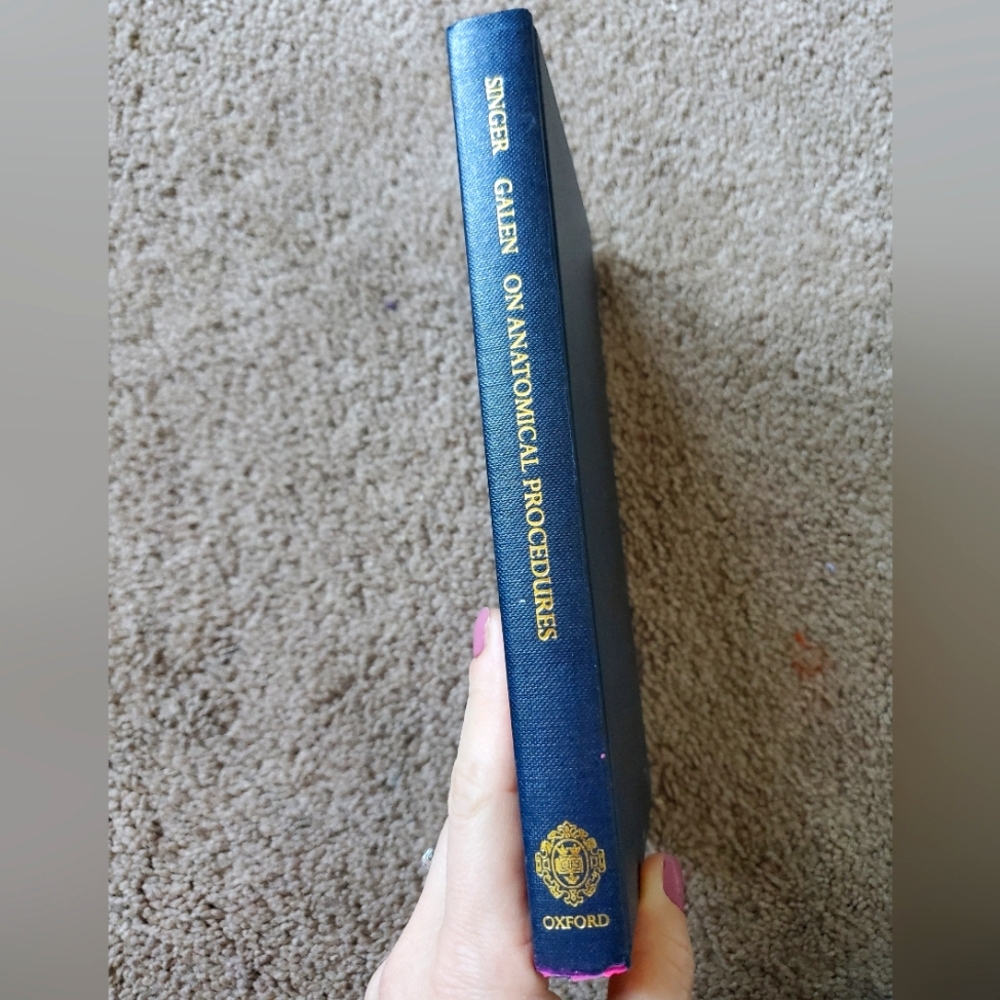 Galen On Anatomical Procedures: Translation of the Surviving Books with... HB